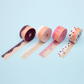 4 Pack washi tape Doughnut set